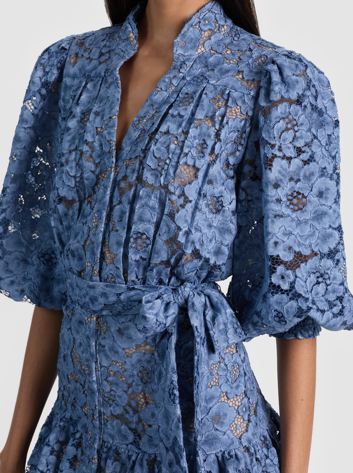 CORA MINI SHIRT DRESS - INDIGO image 1 - ALICE + OLIVIA