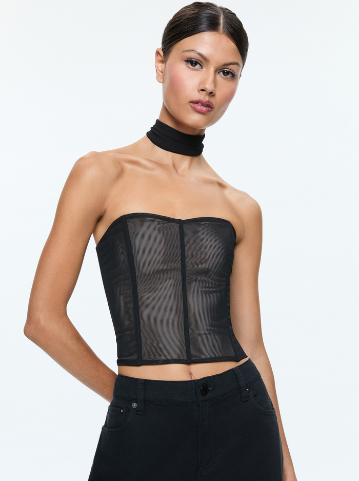 AVELINE BUSTIER - BLACK - Alice And Olivia