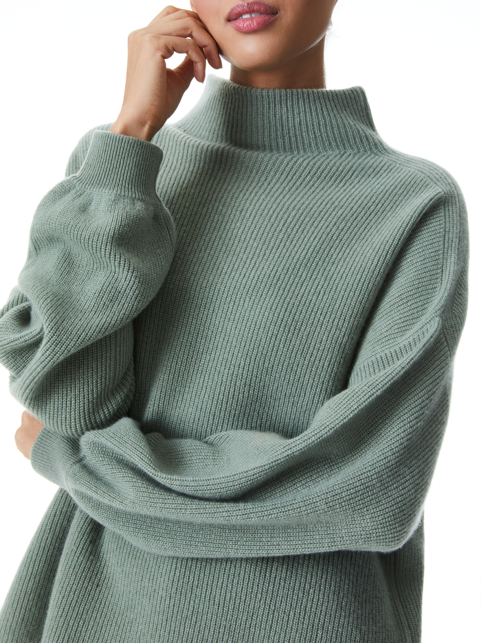 CAPRICE TURTLENECK PULLOVER - SAGE image 3 - ALICE + OLIVIA
