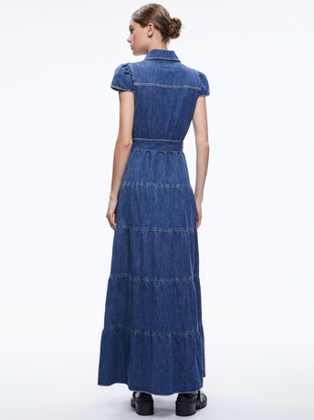 LOLA BLUE-MIRANDA MAXI DENIM DRESS