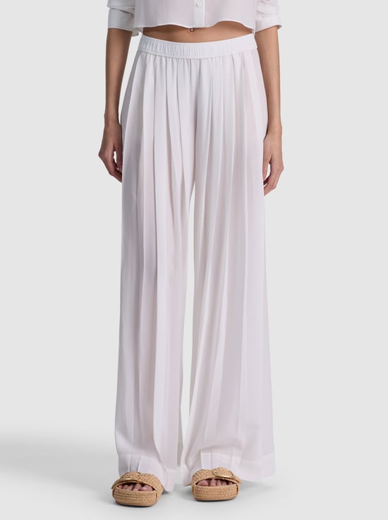 OFF WHITE-JENNA PLEATED PANT