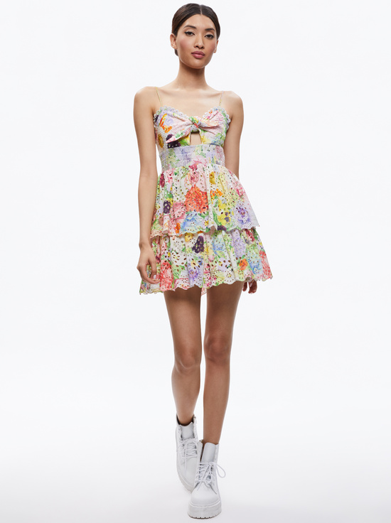 briana mini dress Briana Mini Dress (White) Large