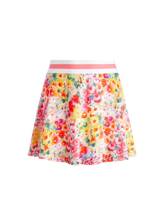 BLAISE TRAPEZE MINI SKORT - GARDEN FLORAL image 5 - ALICE + OLIVIA