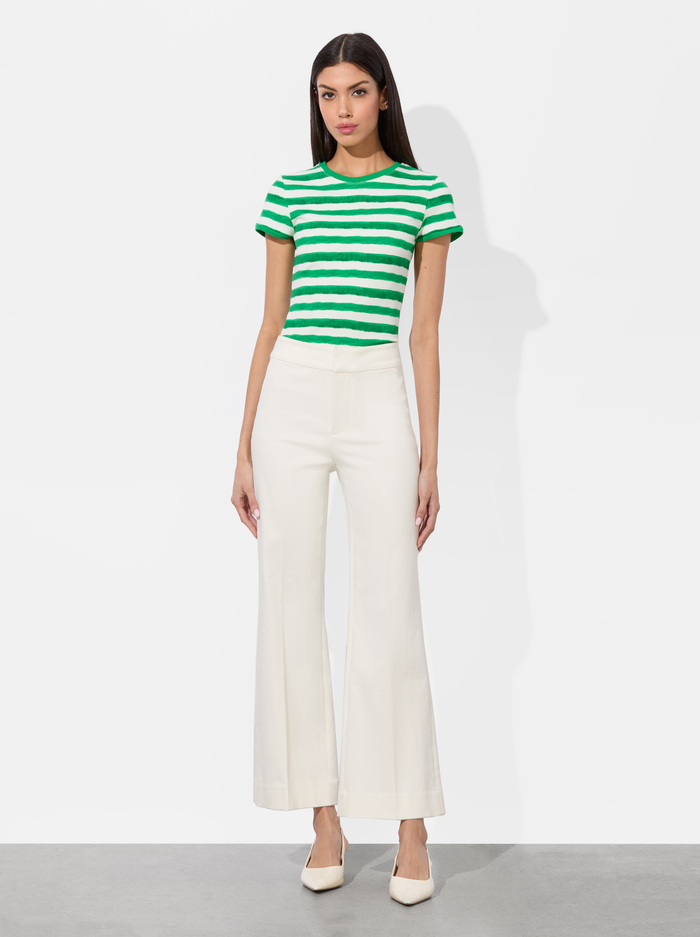 QUINN KICK FLARE JEAN - OFF WHITE image 1 - Alice And Olivia