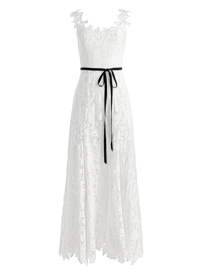 CALLA LACE MAXI DRESS - OFF WHITE image 6 - ALICE + OLIVIA