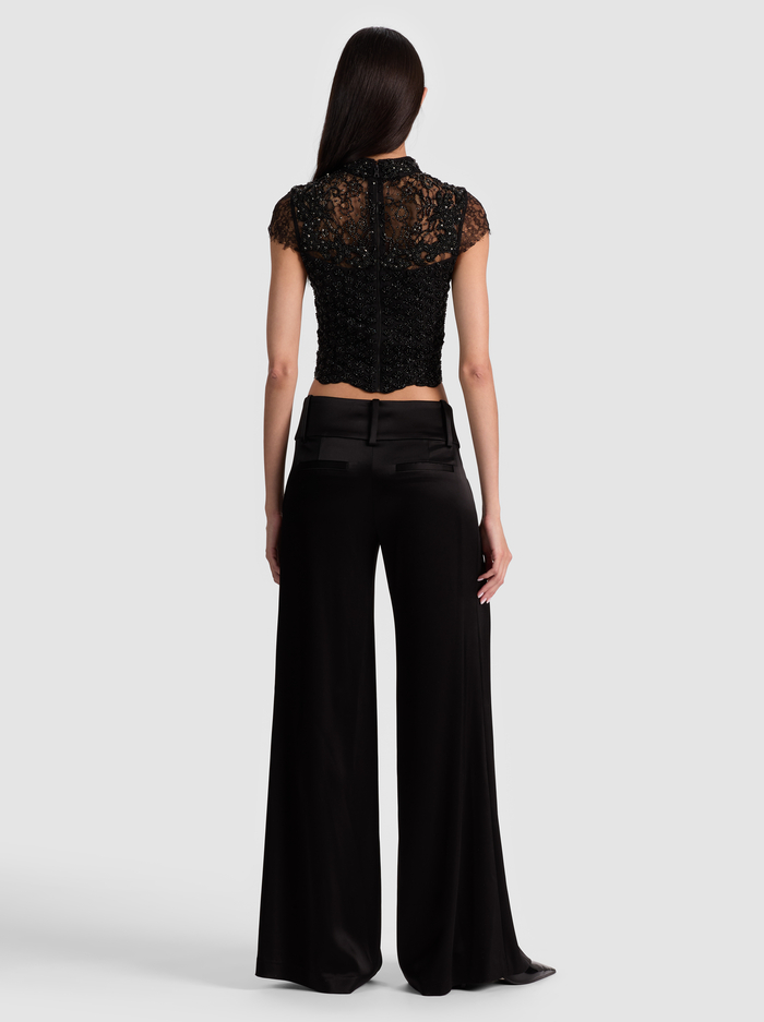 PRIA EMBELLISHED TOP - BLACK image 2 - Alice And Olivia