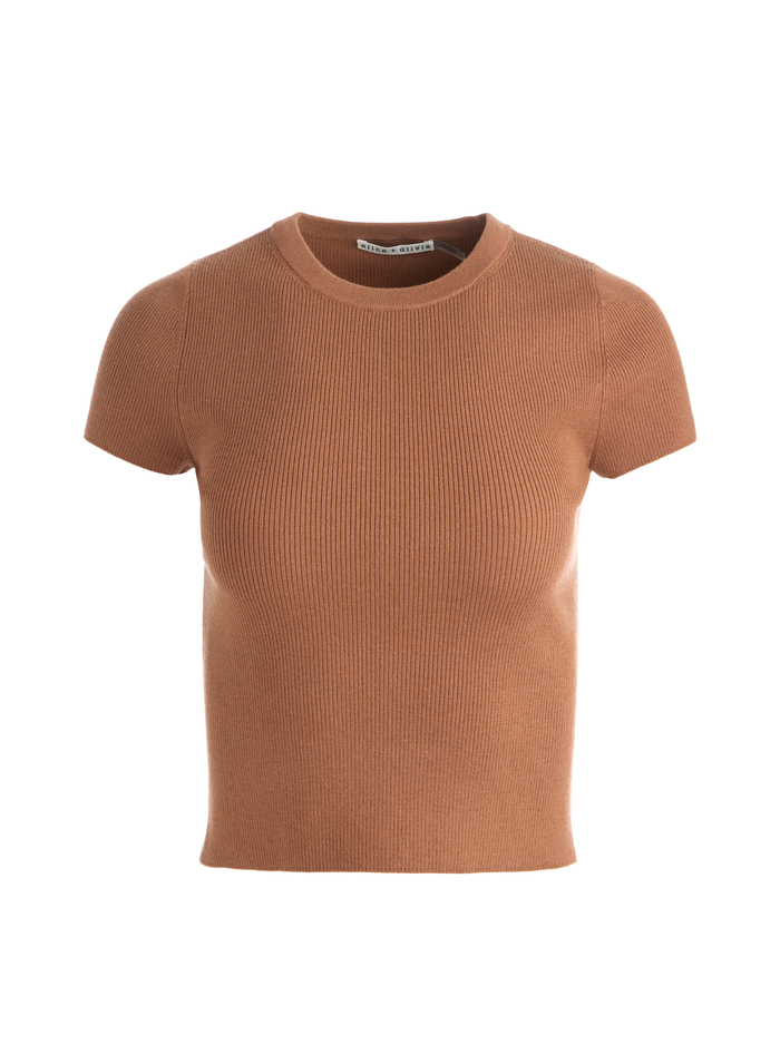 CIARA PULLOVER - CAMEL image 5 - Alice And Olivia