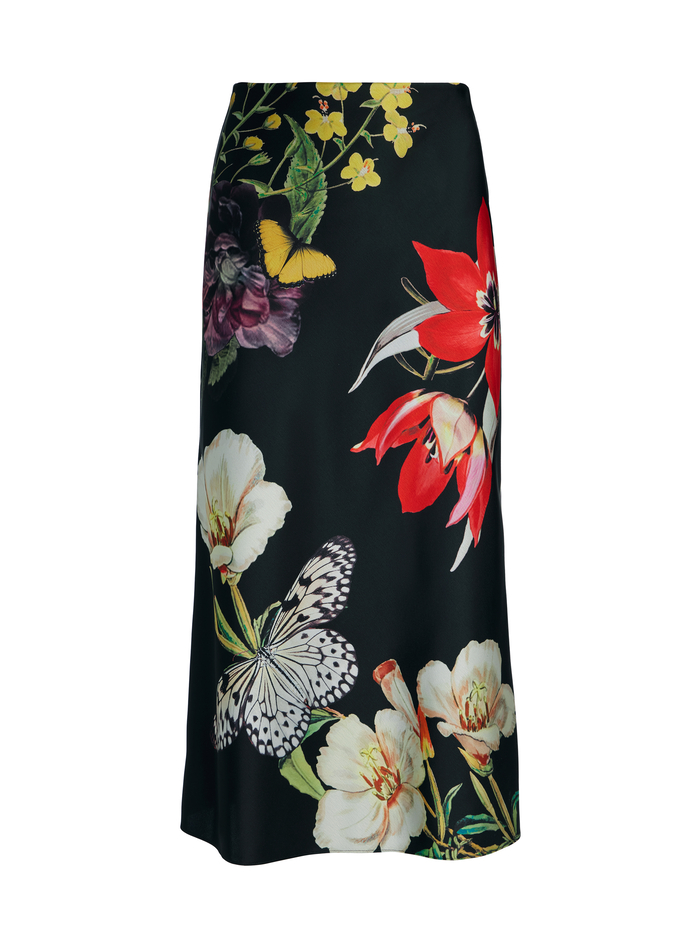 MAEVE MIDI SLIP SKIRT - ESSENTIAL FLORAL image 5 - Alice And Olivia