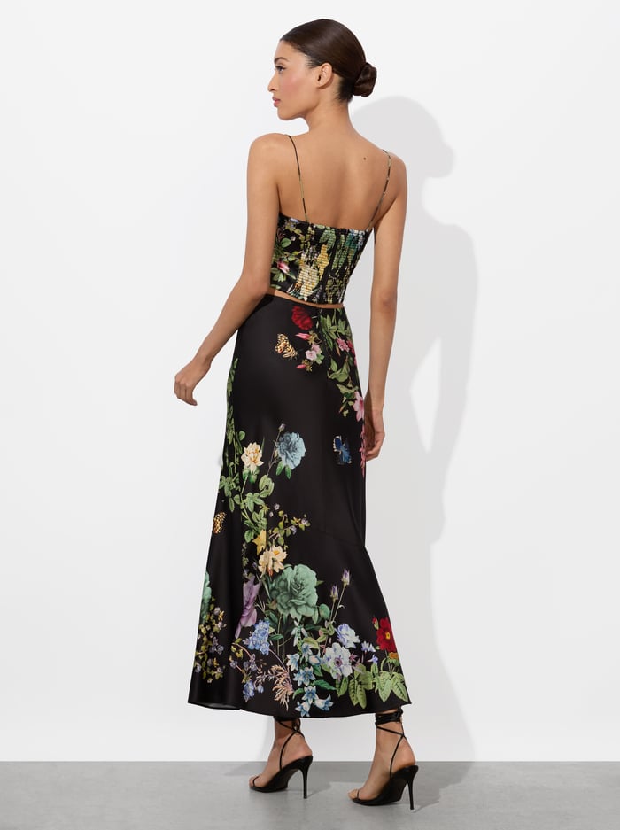 TERESE SLIP SKIRT - VENUS FLORAL image 2 - Alice And Olivia