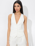 MAZIE VEST - OFF WHITE
