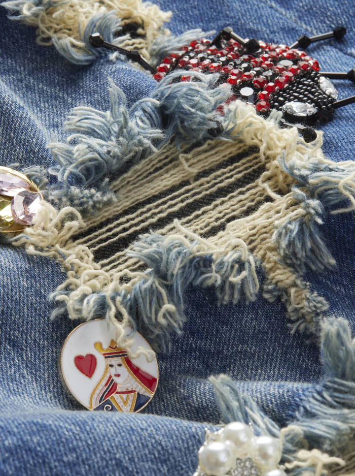 HARPER EMBELLISHED BAGGY JEAN - CAMBRIA VINTAGE image 6 - Alice And Olivia