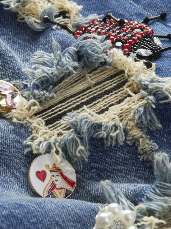 CAMBRIA VINTAGE-HARPER EMBELLISHED BAGGY JEAN