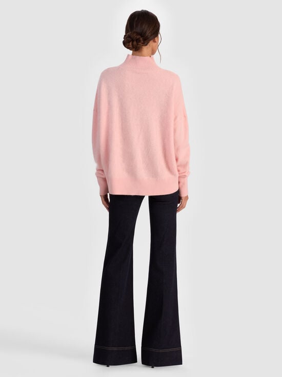 ROSE TEA-BARBRA TURTLENECK