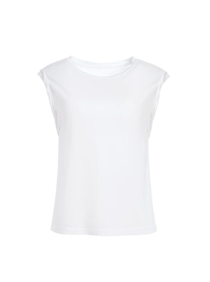 CORDELLA TWIST SLEEVE TOP - WHITE image 5 - ALICE + OLIVIA