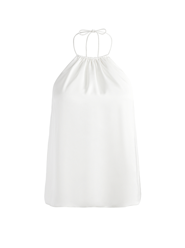 BLANTON OPEN BACK HALTER TOP - ECRU image 5 - Alice And Olivia