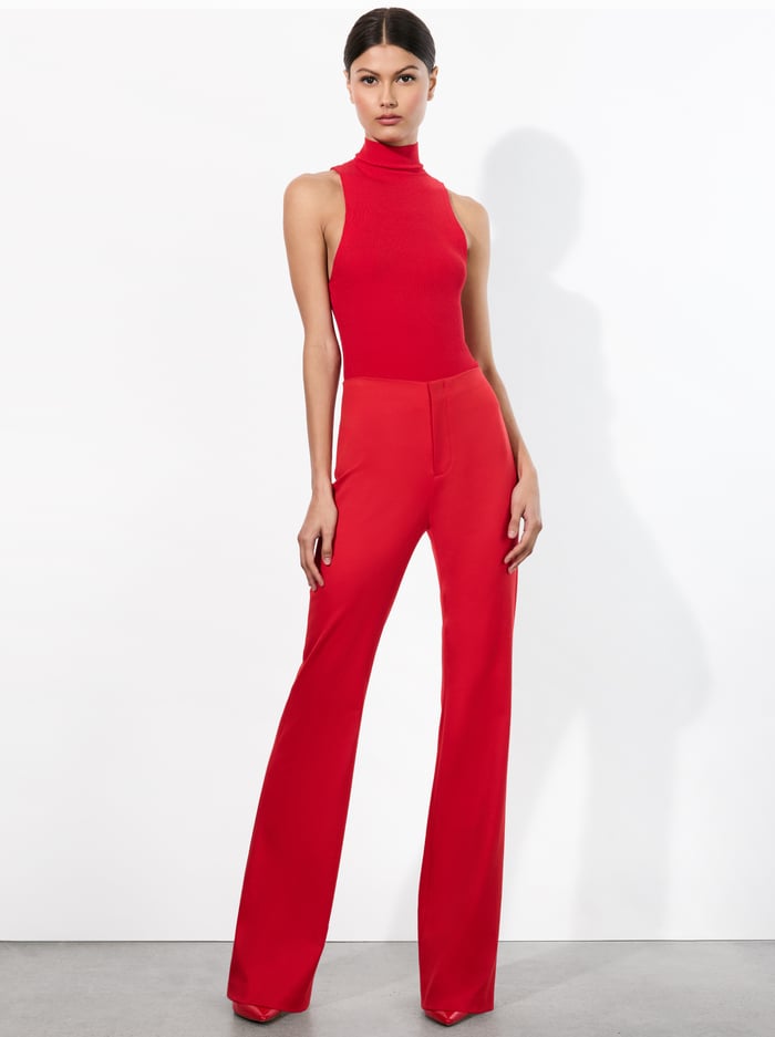 YUKI TROUSER - BRIGHT RUBY image 1 - Alice And Olivia