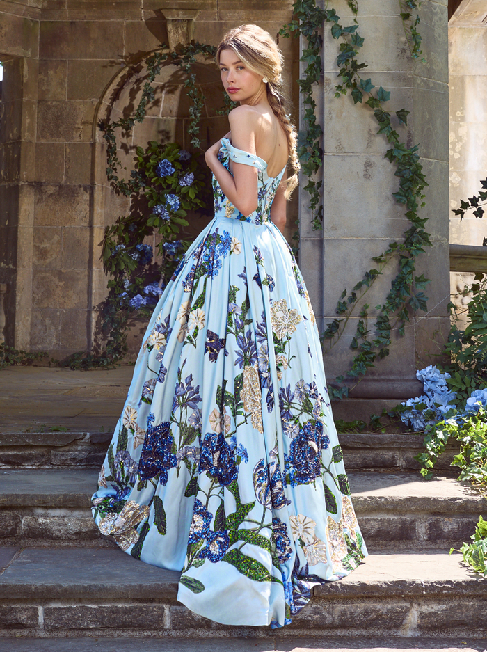 ESTRELLA EMBELLISHED GOWN - FLY AWAY image 1 - ALICE + OLIVIA