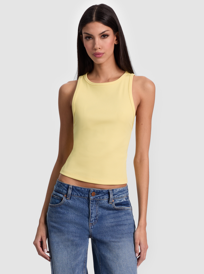 ALLEN TANK TOP - BUTTER - ALICE + OLIVIA