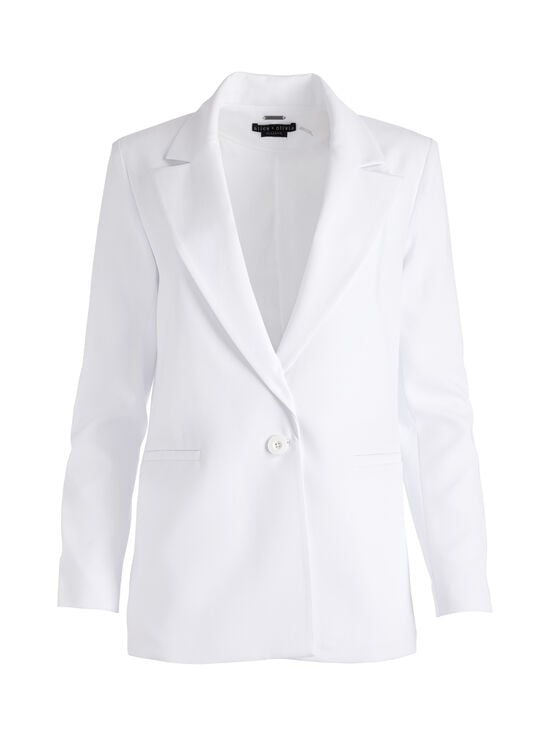 WHITE-DENNY BOYFRIEND BLAZER