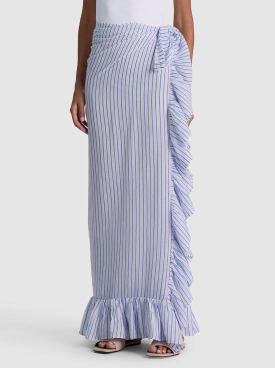 STRIPE-A+O X CONIGLIO PALM BEACH PAREO
