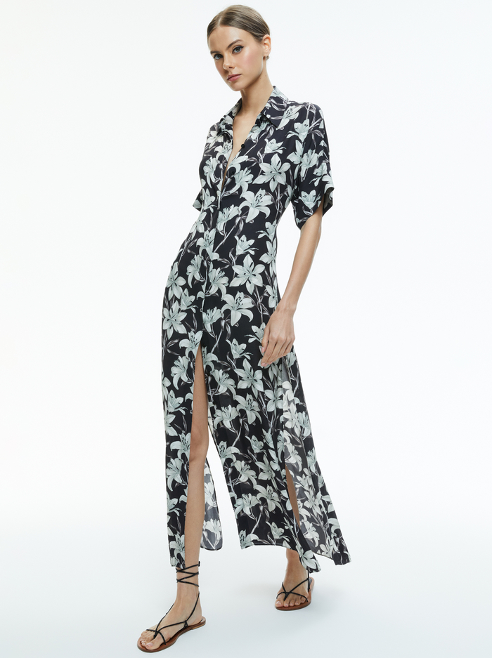 EDYTH MAXI TOP - STARGAZER BLACK SM image 4 - Alice And Olivia