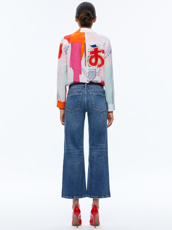 INSIGNIA-A+O X BASQUIAT WILLA PLACKET TOP
