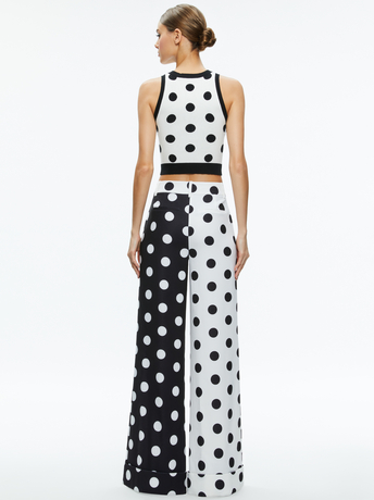 FANTASY DOT COMBO LG-TOMASA CUFFED TROUSER