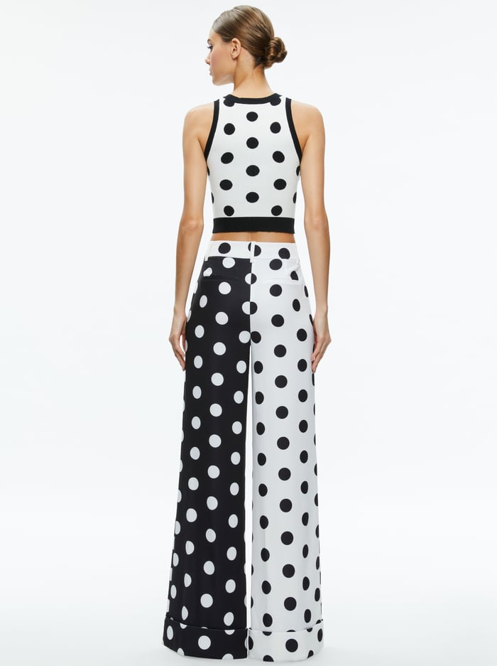 TOMASA PANT - FANTASY DOT COMBO LG image 1 - Alice And Olivia