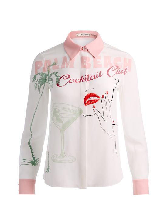 COCKTAIL CLUB-WILLA SILK BLOUSE