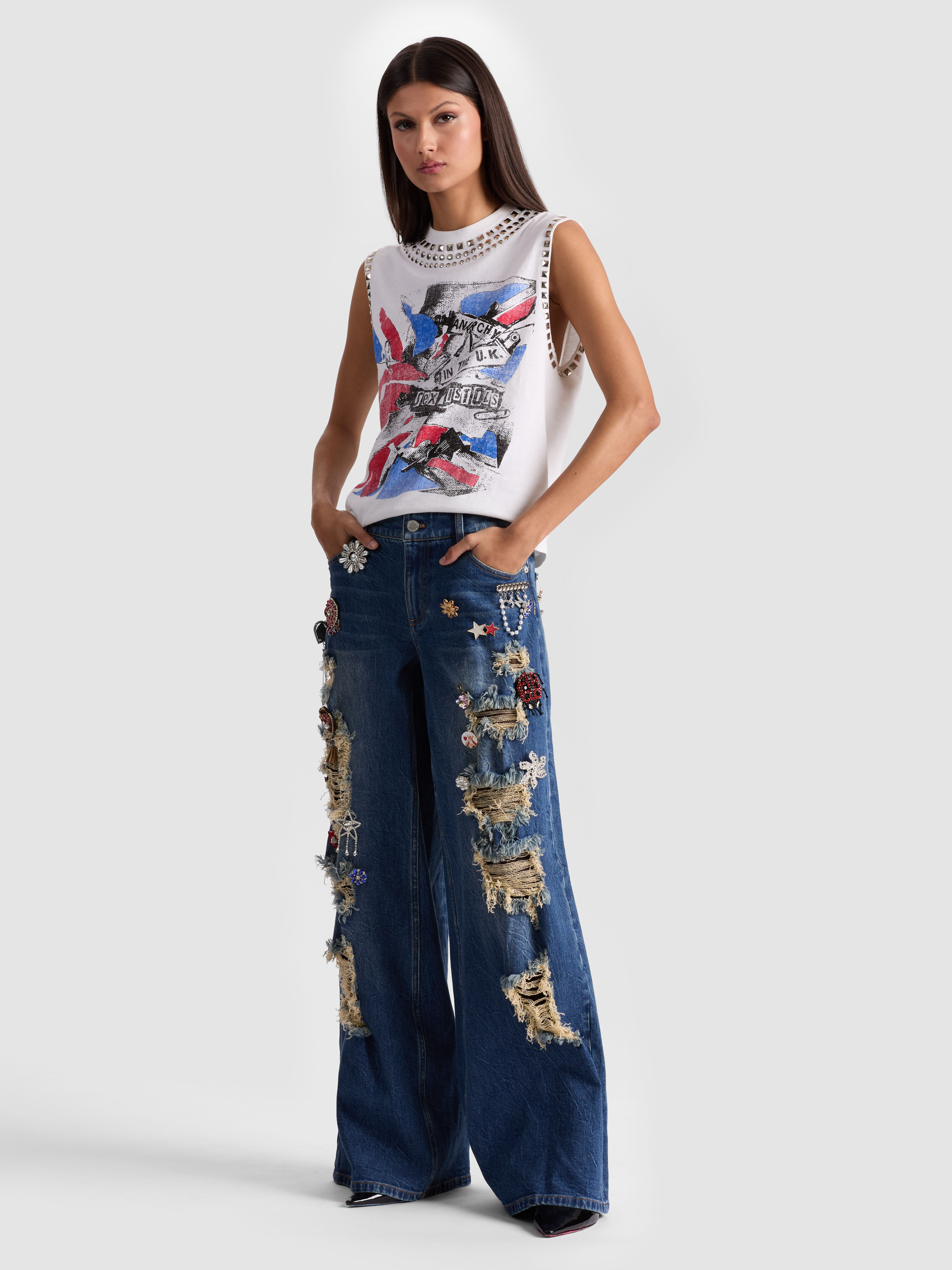 アリスアンドオリビア　ジーンズ　新品 Designer Jeans For Women | Alice + Olivia