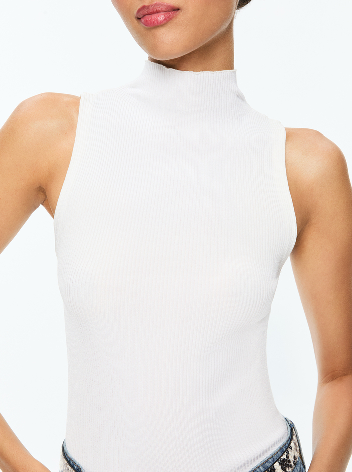 DARCEY TANK - SOFT WHITE image 3 - Alice And Olivia