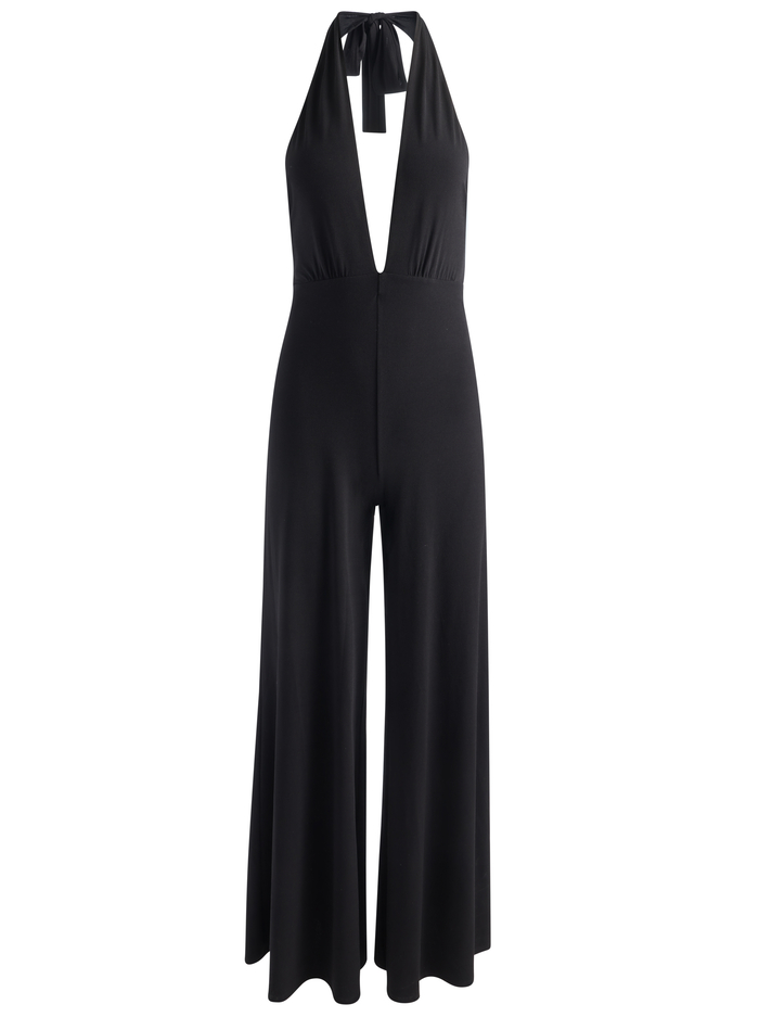 EVELINA HALTER JUMPSUIT - BLACK image 5 - ALICE + OLIVIA