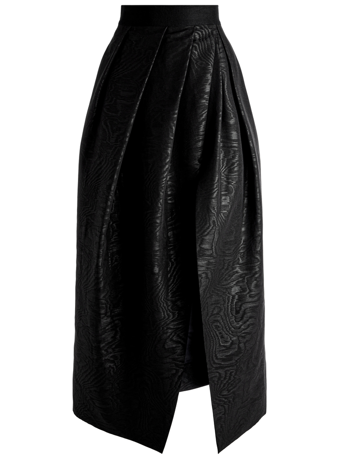 MARGARITE PLEATED BALLGOWN SKIRT - BLACK image 4 - Alice And Olivia