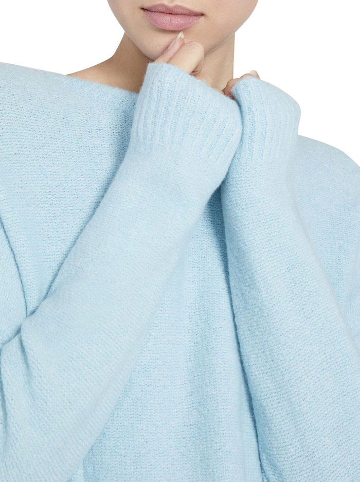 ROMA OVERSIZED PULLOVER - POWDER BLUE image 3 - Alice And Olivia
