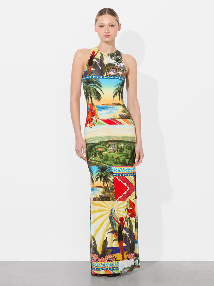 PANIA MAXI DRESS - ISLAND DREAMS - Alice And Olivia