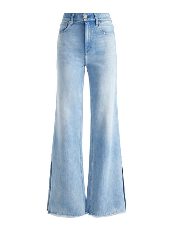 GEMMA LIGHT BLUE-WEEZY SLIT JEAN