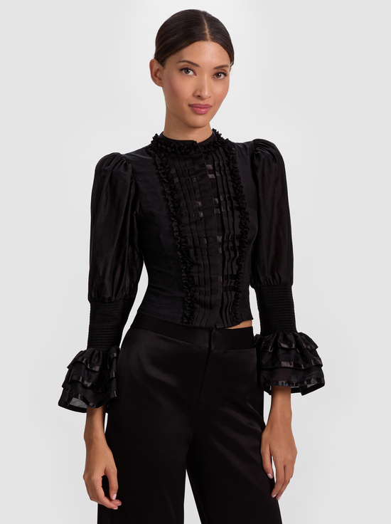 BLACK-VICKY BLOUSE