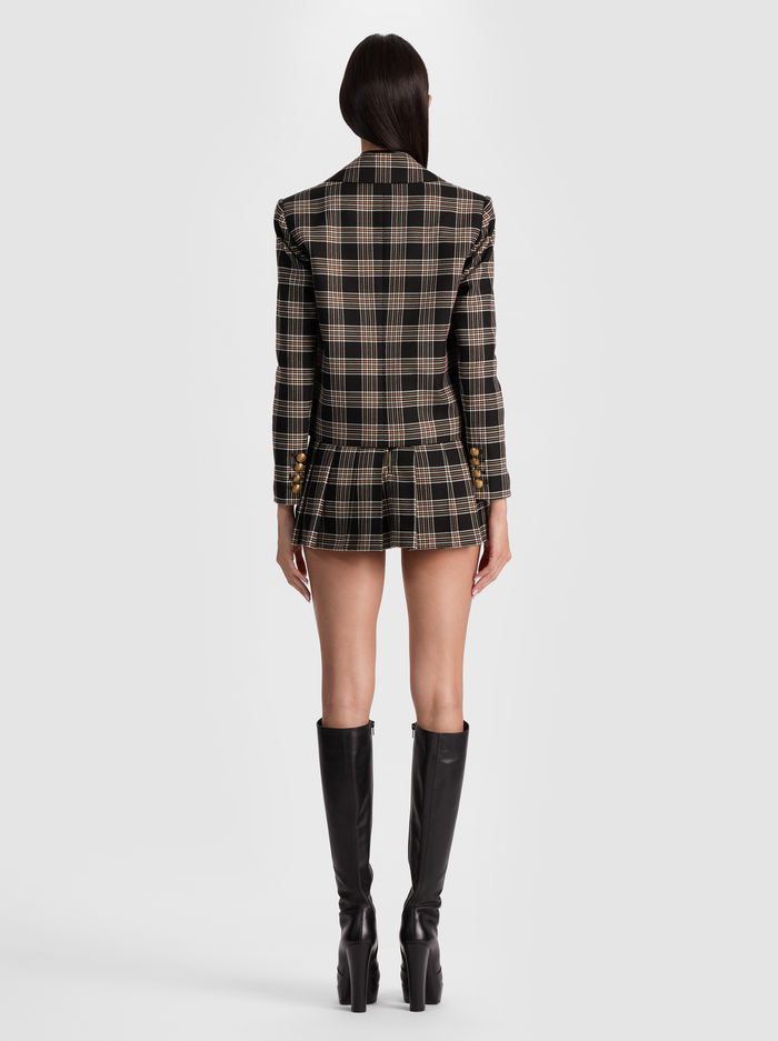 AVERY DOUBLE BREASTED BLAZER - BLACK/MULTI image 2 - Alice And Olivia