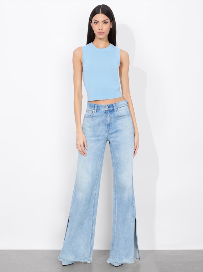 ARACELI SHELL - MINERAL BLUE image 1 - Alice And Olivia