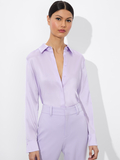 BRADY SILK BLOUSE - LILAC