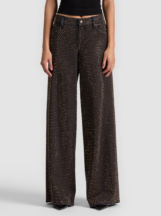 MAYA CHARCOAL BLACK-AMAZING EMBELLISHED JEAN