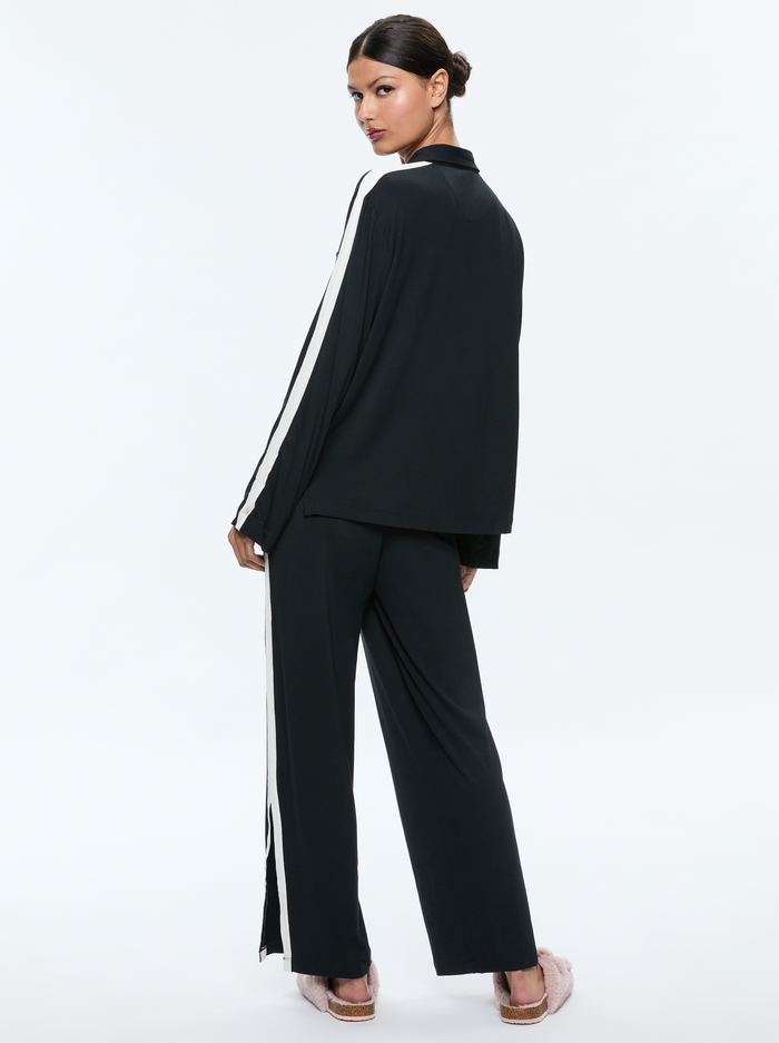 NICO LONG SLEEVE PJ 2PC SET - BLACK image 5 - Alice And Olivia