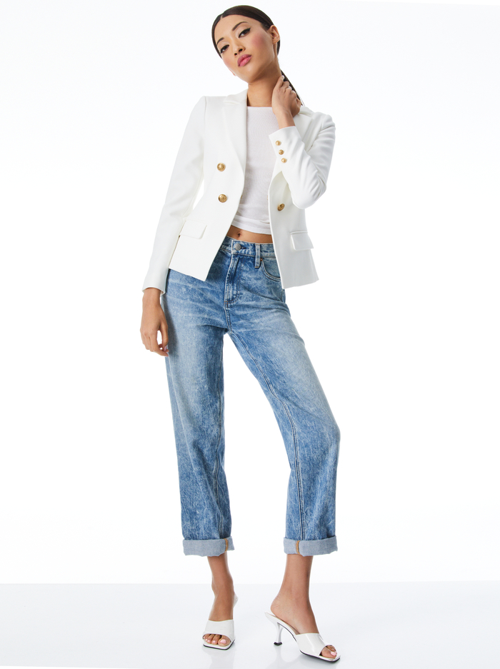 MYA BLAZER - OFF WHITE image 4 - ALICE + OLIVIA