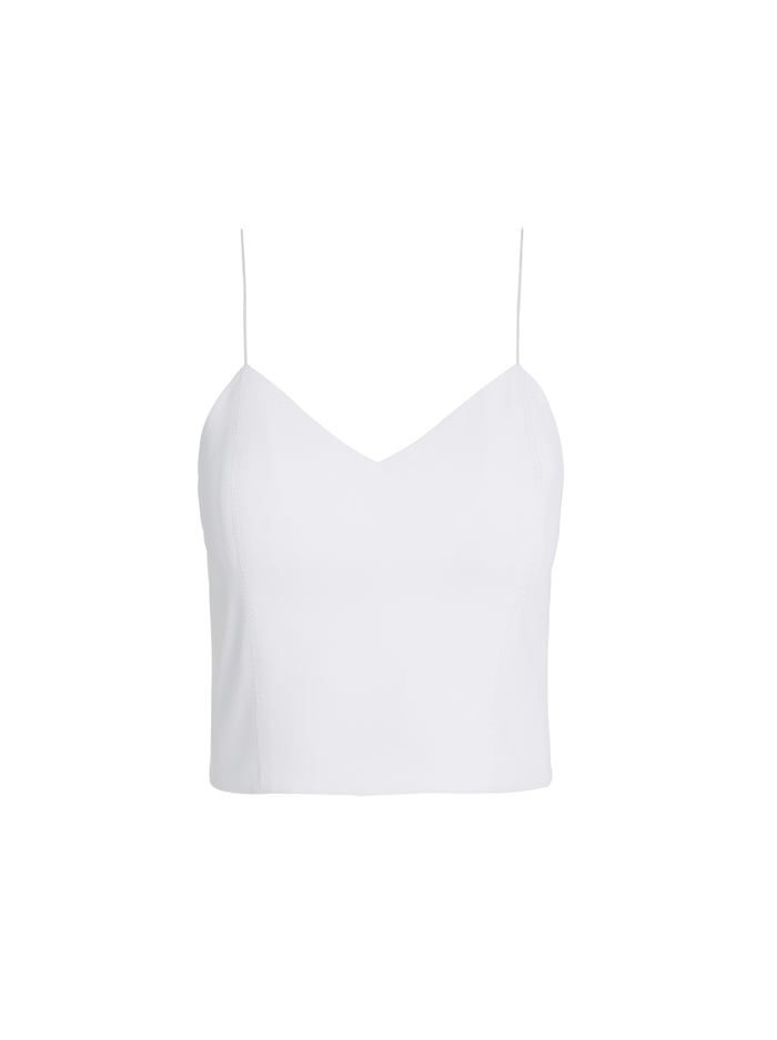 ARCHER CROPPED CAMI - WHITE image 5 - ALICE + OLIVIA