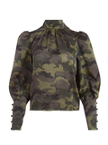 WINSLET CUFF SLEEVE CAMO BLOUSE - CAMO GIRL