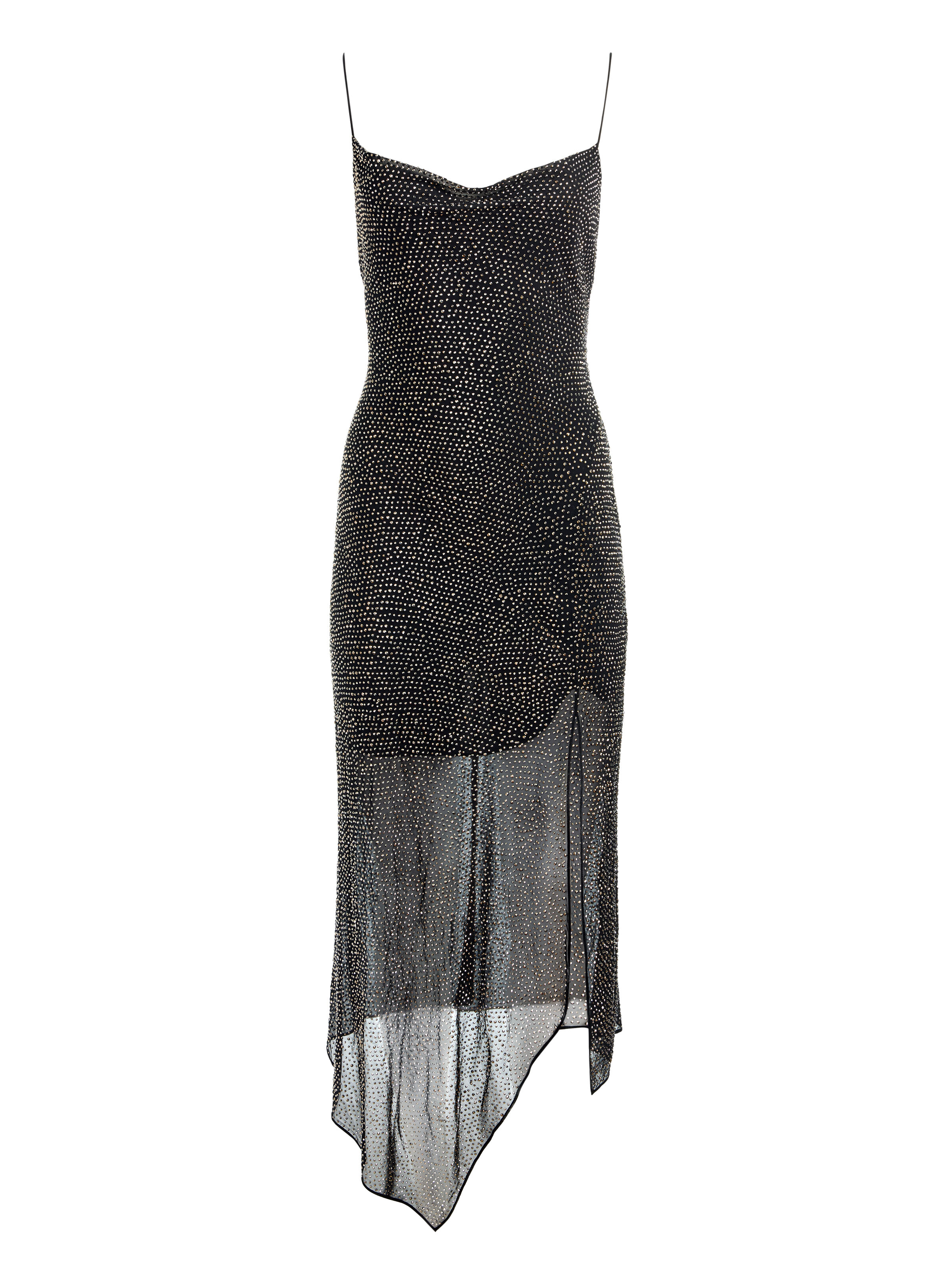 最終お値下げAlice ➕Olivia 新品XS黒 Alice + Olivia Chara Long Sleeve Mixed Media Minidress | Nordstrom