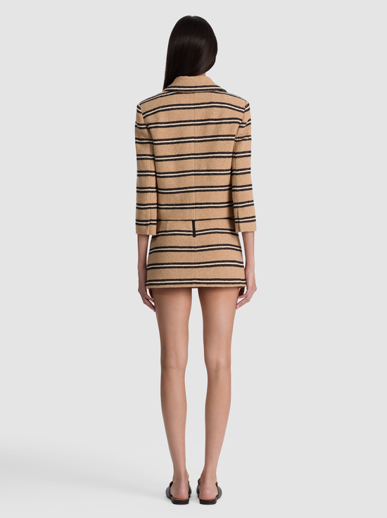 BEACH DAY STRIPE SM-WESTON CROPPED JACKET