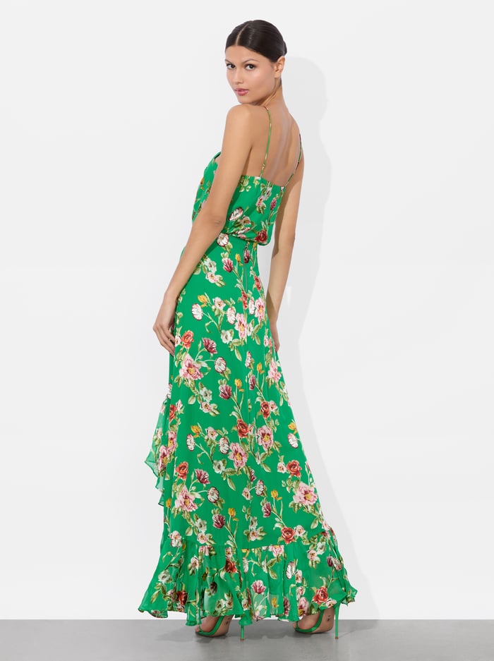 SORAYA HIGH LOW SKIRT - HAMPTONS FLORAL image 2 - Alice And Olivia