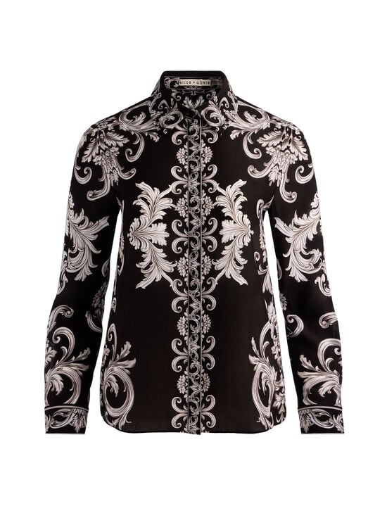 WINTER'S TALE-WILLA SILK BLOUSE