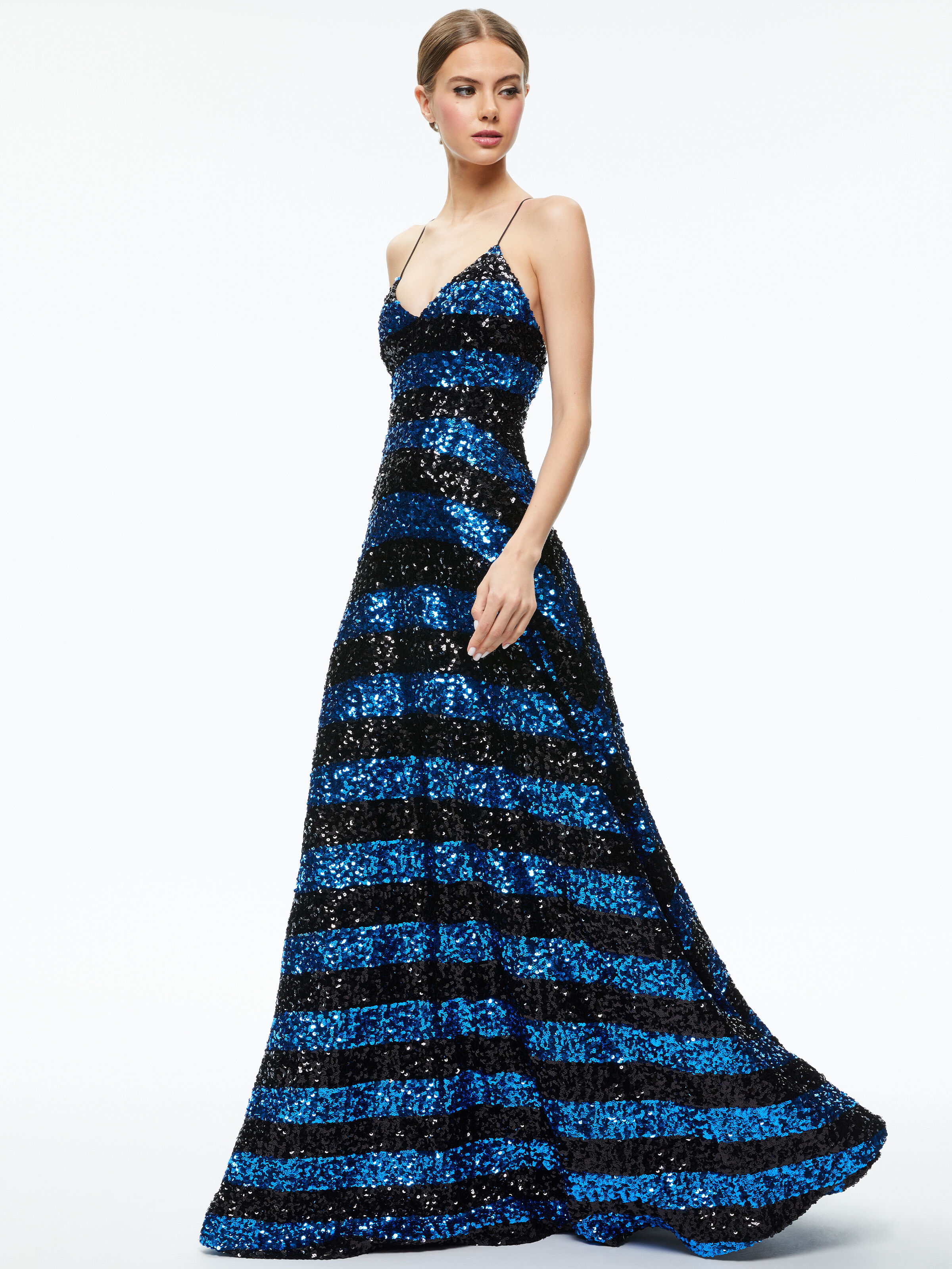 Beaded Light Blue Ball Gown Quince Dress 67331 viniodress – Viniodress